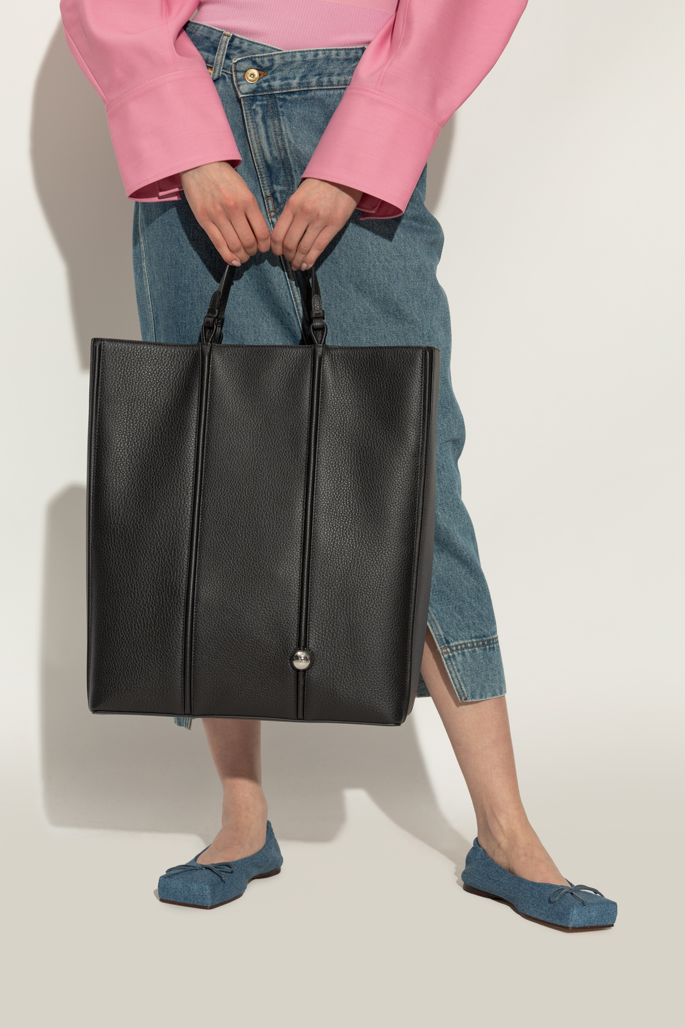 【JACQUEMUS】トートバッグ ブラック 1001_jaquemus_black_leather_to